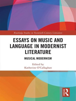 cover image of Essays on Music and Language in Modernist Literature